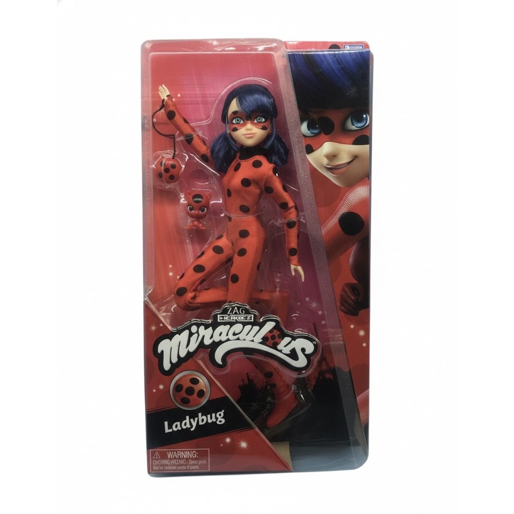 NIB! Miraculous Ladybug Doll with Tikki Kwami Toy Zag Heroez Kidcore Collectible